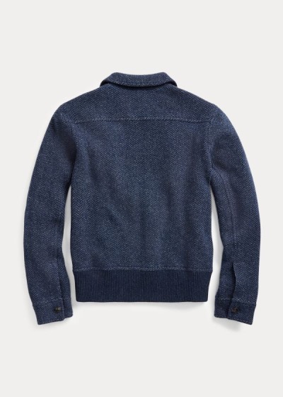 Men's Ralph Lauren Wool-Cashmere Sweater Jackets | 924615YKV